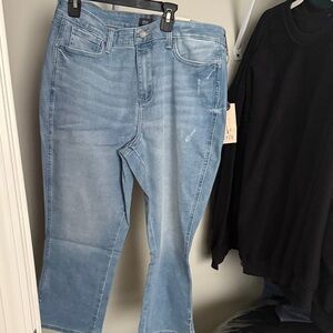 NYDJ Light Blue Flare Jeans